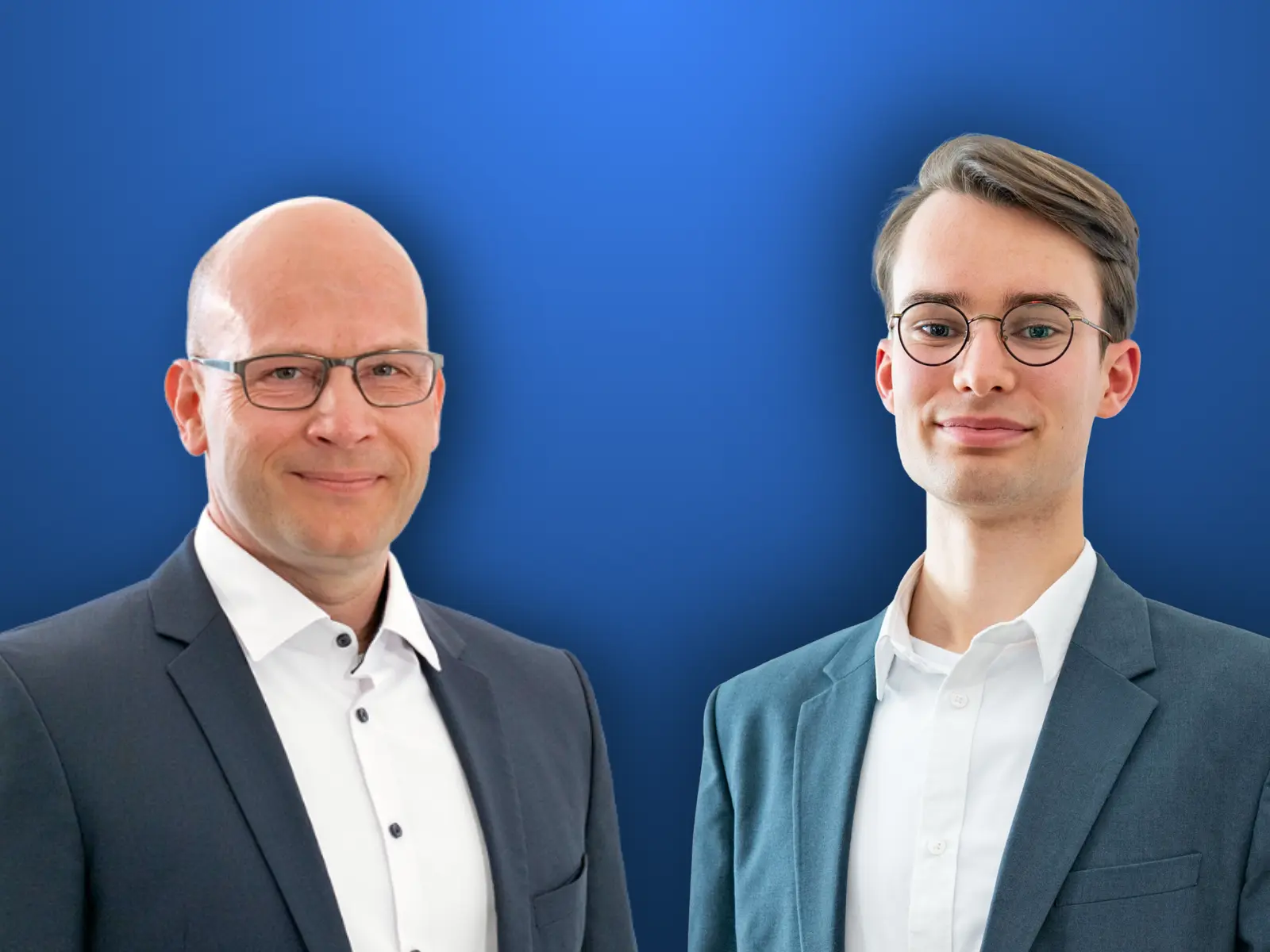 Porträt von Timm Kloevekorn und Arthur Röben